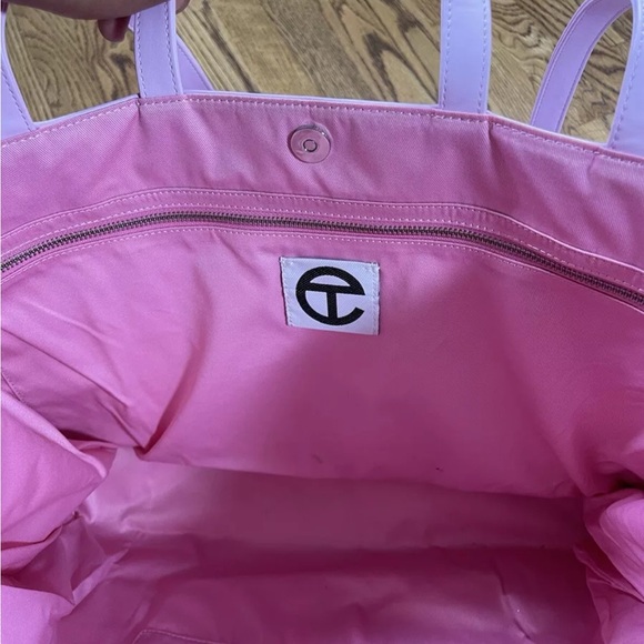 Telfar Large Shopping Bag bubblegum Pre Loved - Picture 10 of 12